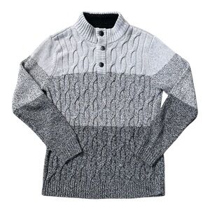 •Method Youth Button Mock Sweater